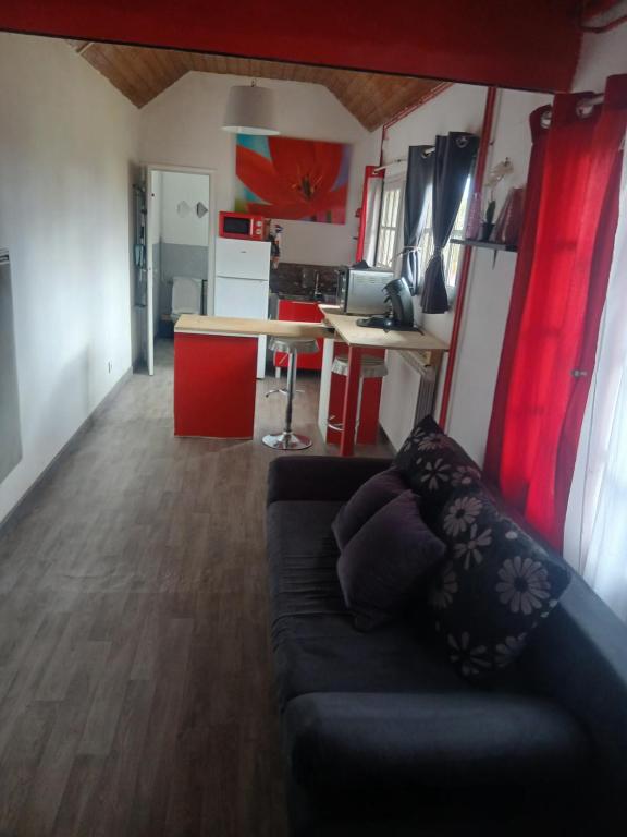 Kuchyň nebo kuchyňský kout v ubytování Les Coquelicot