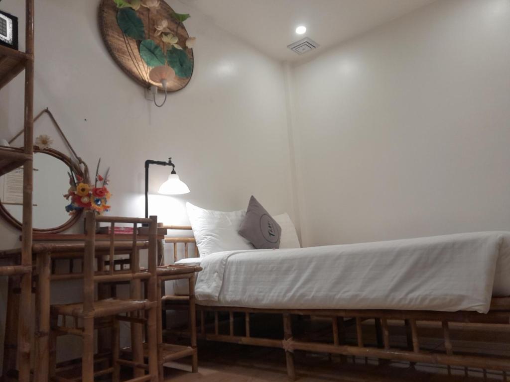 Postel nebo postele na pokoji v ubytování Tâm Homestay
