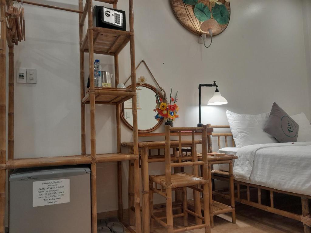 Postel nebo postele na pokoji v ubytování Tâm Homestay