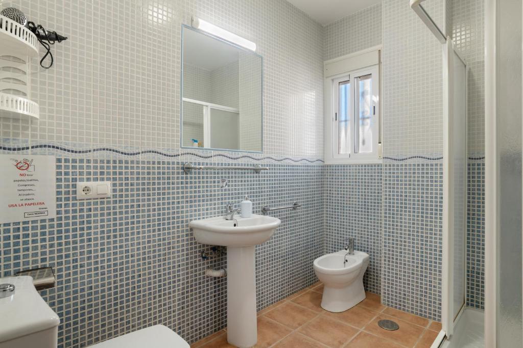Koupelna v ubytování Casa Nesenka 1