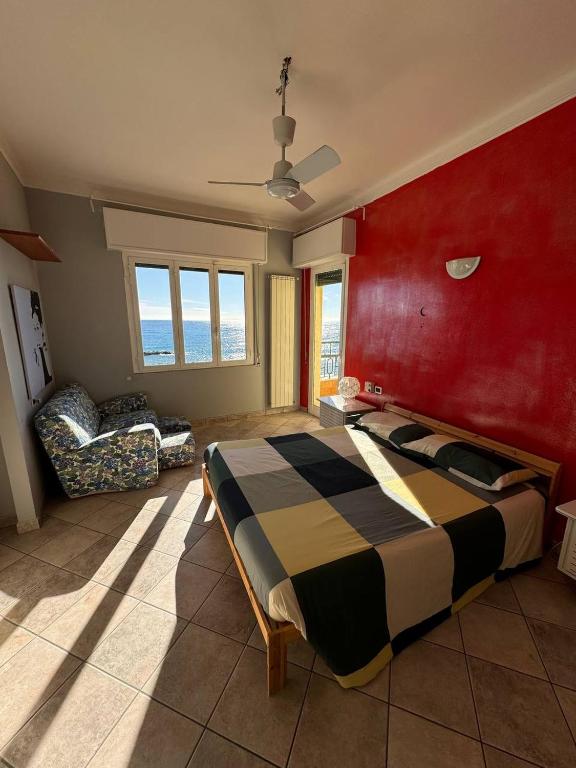 Łóżko lub łóżka w pokoju w obiekcie Hotel Ideal
