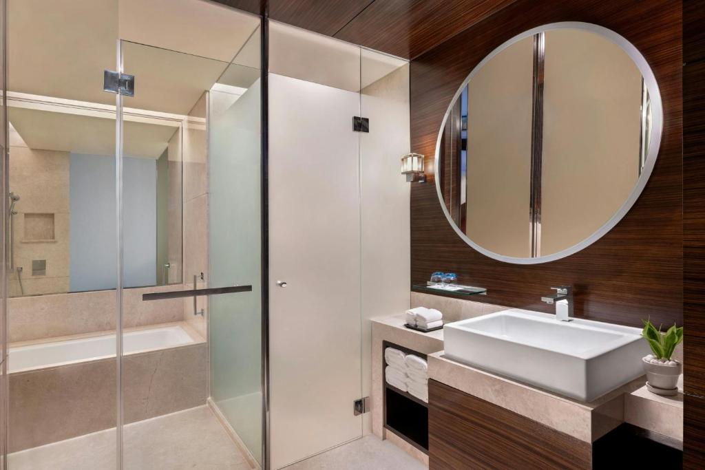 Koupelna v ubytování JW Marriott Pune