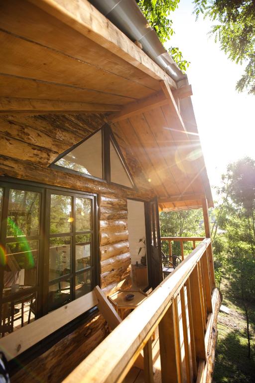Balkón nebo terasa v ubytování Loft Treehouse