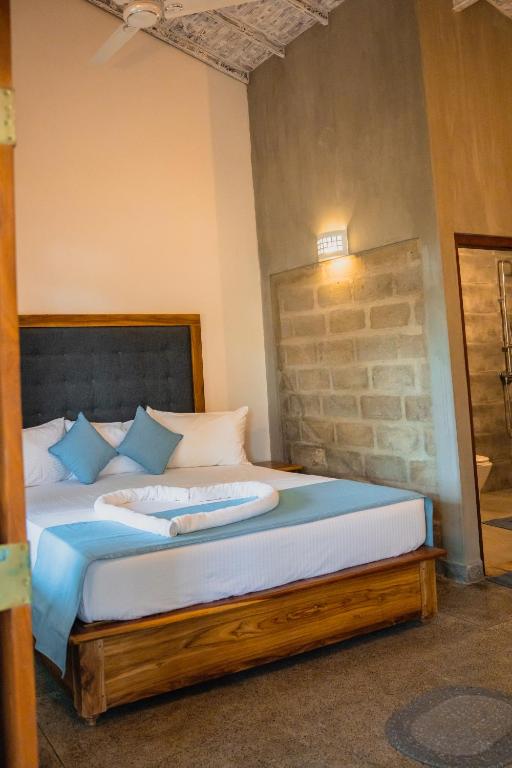 Postel nebo postele na pokoji v ubytování Hide Inn Unawatuna
