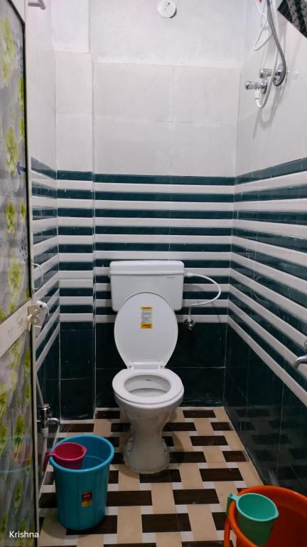 Koupelna v ubytování Bivaan Residency