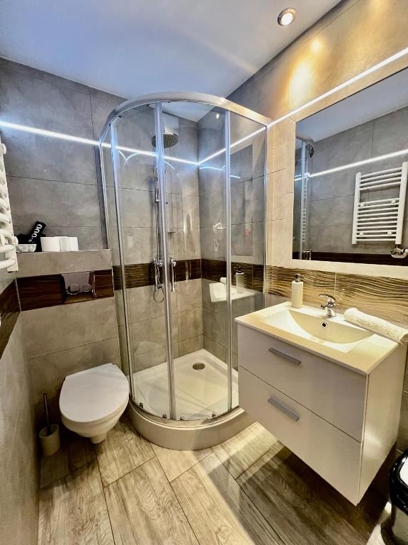 Łazienka w obiekcie Pod Sosnami Termy 450m -20 procent na Termy