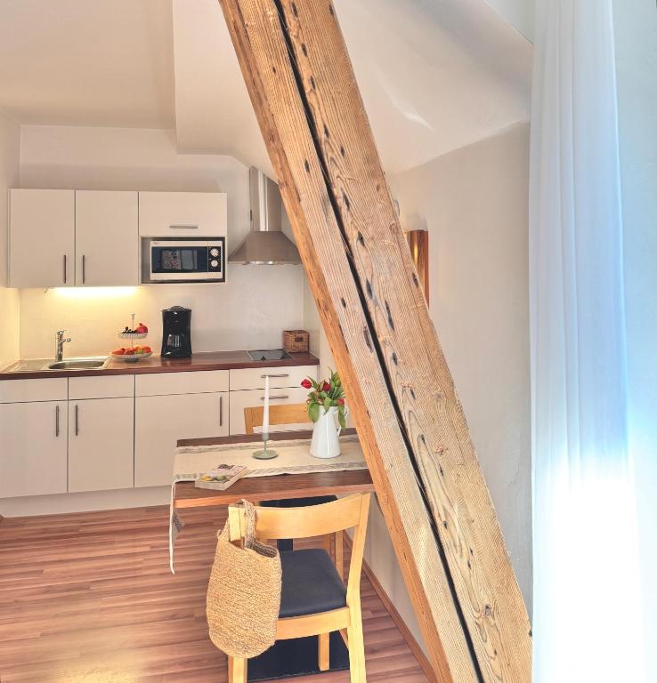 Kuchyň nebo kuchyňský kout v ubytování Villa Maier