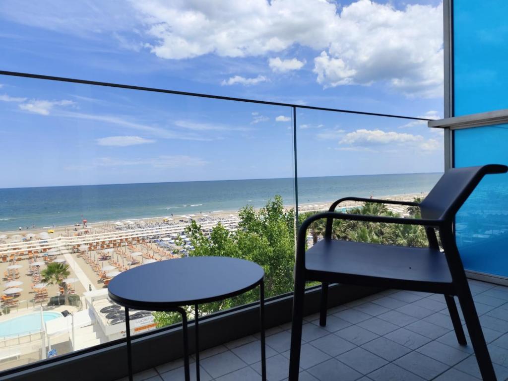 Nespecifikovaný výhled na moře nebo výhled na moře při pohledu z hotelu