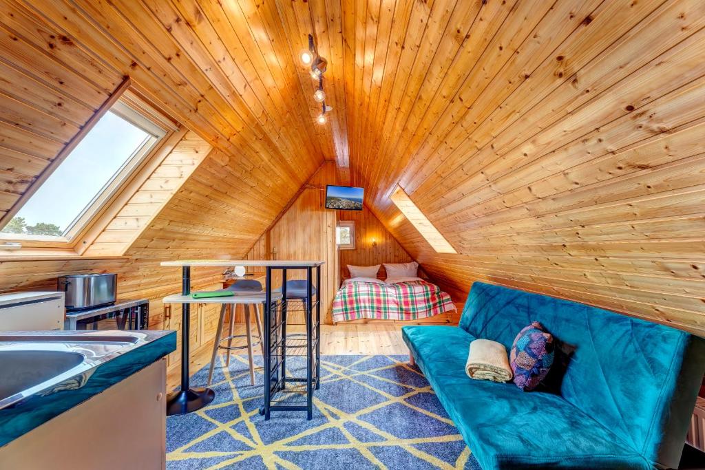 Posezení v ubytování Ferienhaus Renate Dachgeschosswohnung 4