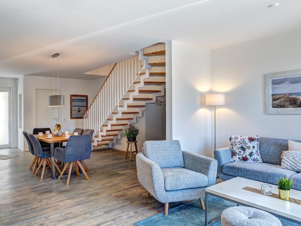 Posezení v ubytování Bernsteinquartier BQ 09a - Ferienhaus Meeresrauschen