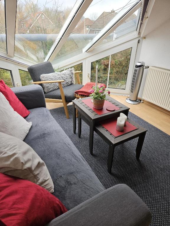 Posezení v ubytování Ferienwohnung Riedel "Grüntal 25 - C 7"