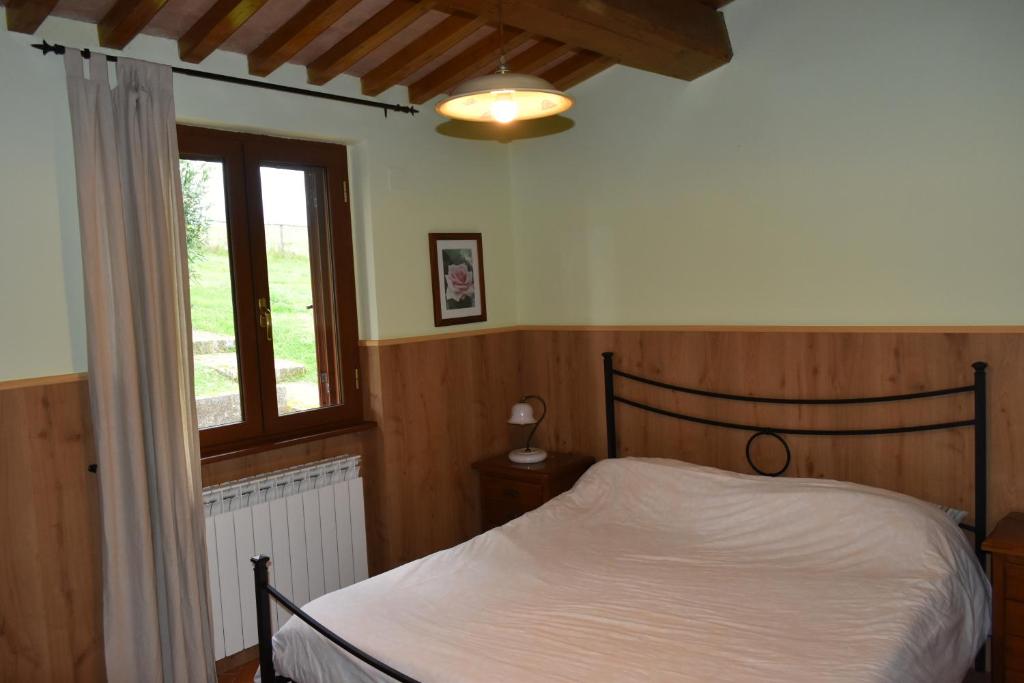 Postel nebo postele na pokoji v ubytování Agriturismo Le Ginestre