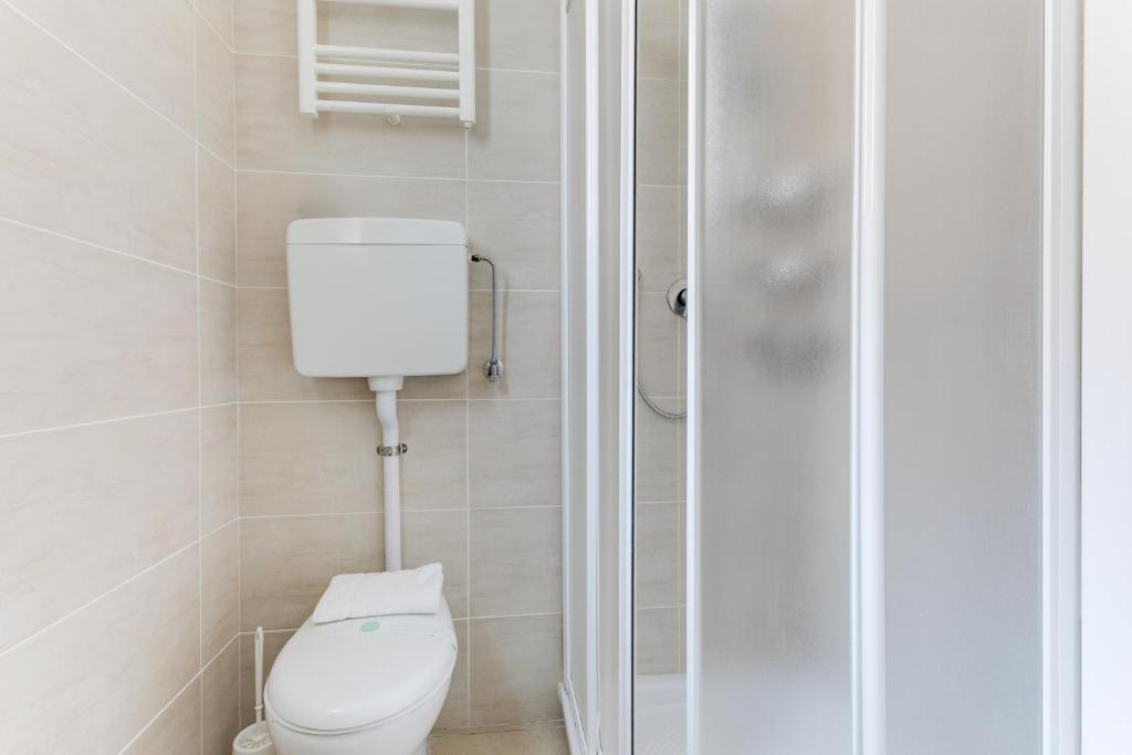 Koupelna v ubytování Hotel La Perla Rimini