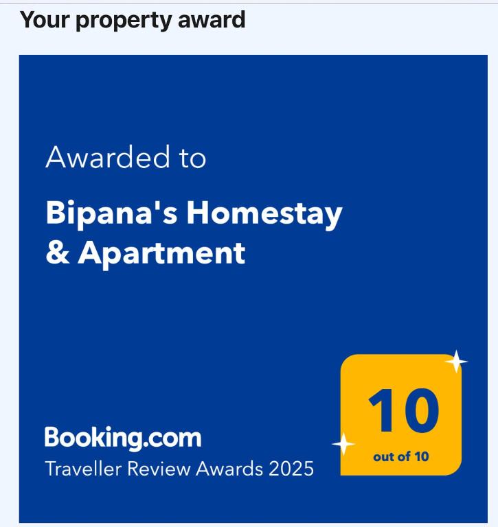 Certifikát, hodnocení, plakát nebo jiný dokument vystavený v ubytování Bipana's Homestay & Apartment