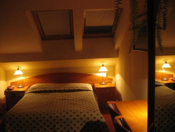 Posteľ alebo postele v izbe v ubytovaní Hotel Alexandra