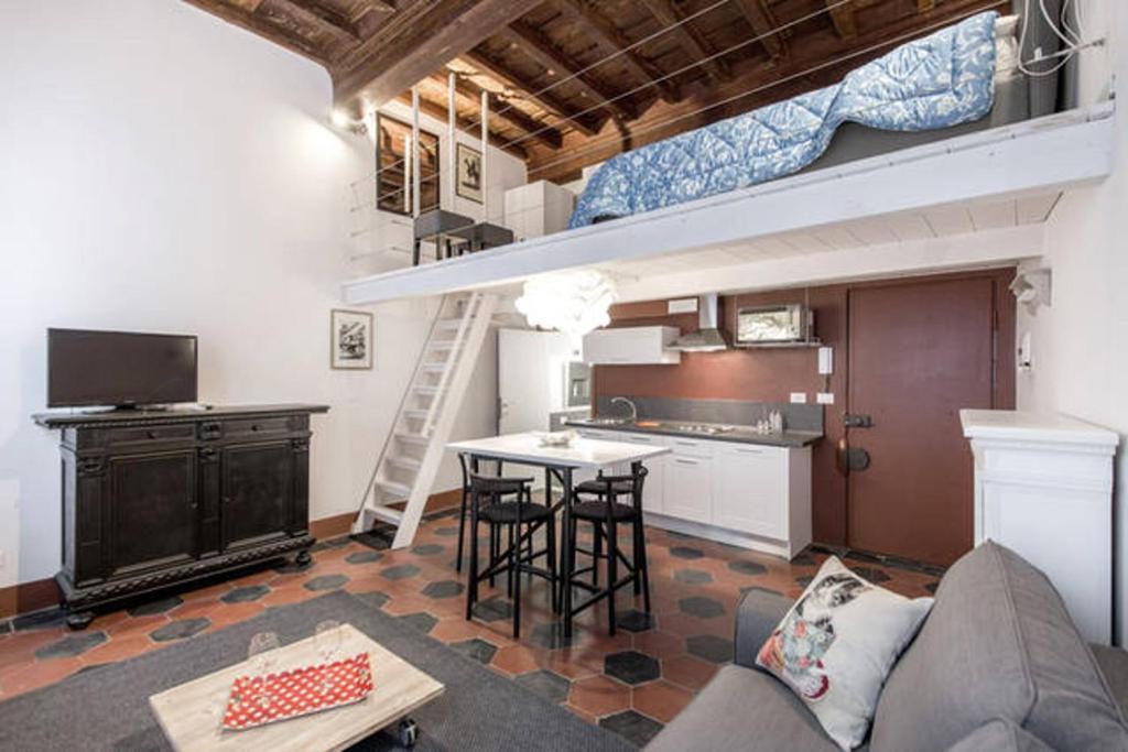 Kuchnia lub aneks kuchenny w obiekcie Roommo Studio San Gallo
