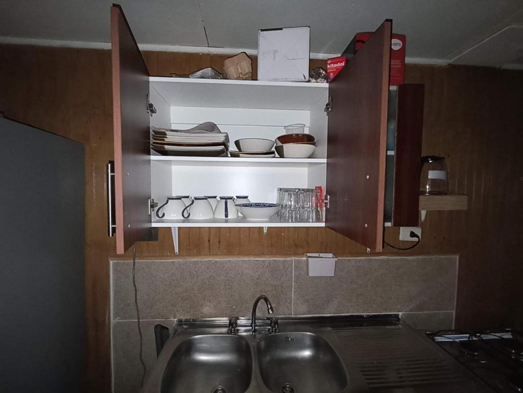 Kuchyň nebo kuchyňský kout v ubytování Descanso Familiar