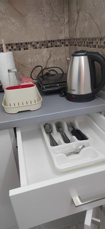 Köök või kööginurk majutusasutuses Apartmani Boki