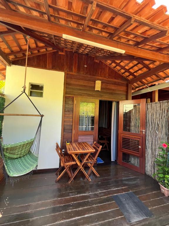 Patio nebo venkovní prostory v ubytování Chalés Paradise
