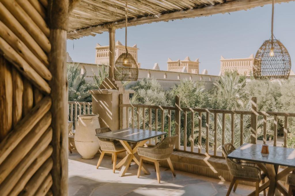 Balkón nebo terasa v ubytování Kasbah d'if