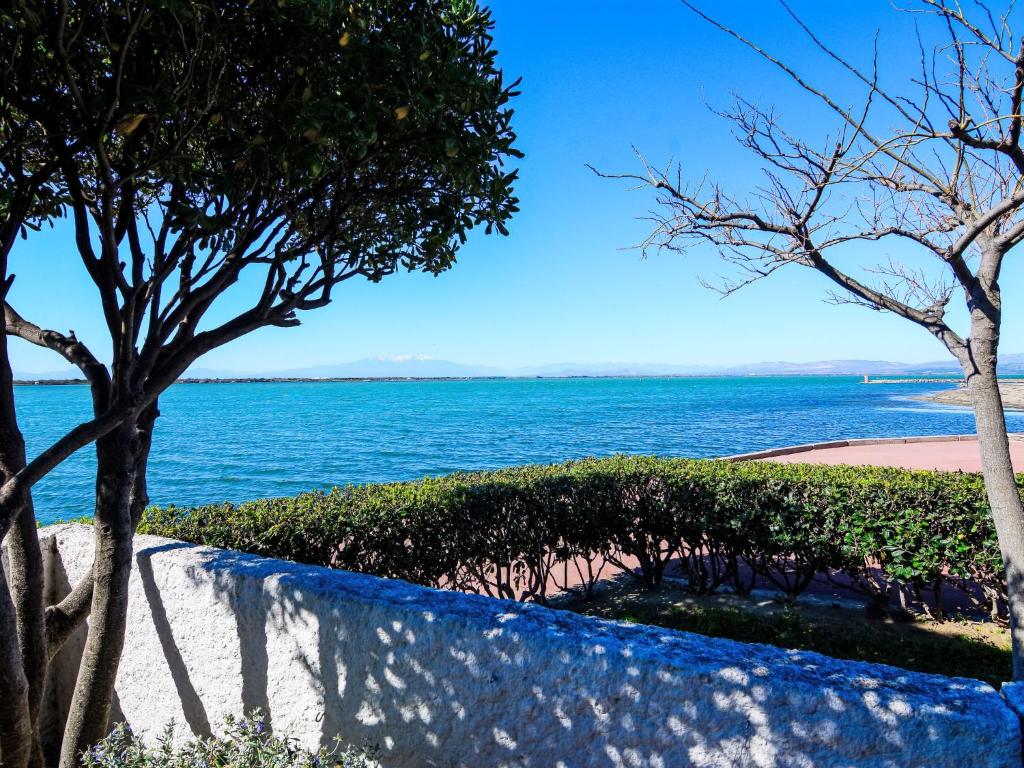 une vue sur l'océan depuis la plage dans l'établissement Apartment Grenade-2 by Interhome, au Barcarès