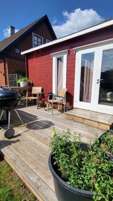 Zahrada ubytování Tiny house Söderåsen