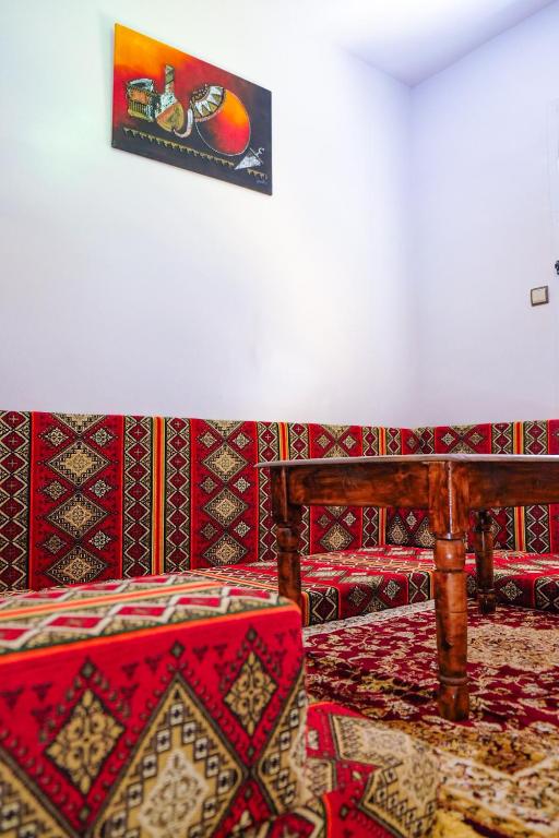Posezení v ubytování Dakhla oasis