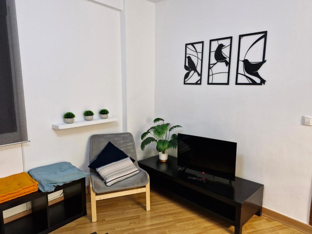 Posezení v ubytování Apartamento Centro de Toledo