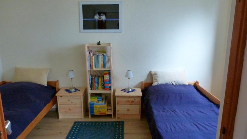 Knihovna v apartmánu