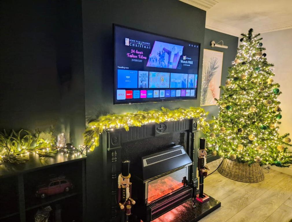 TV/trung tâm giải trí tại Luxury and comfort in the centre of Ardee town