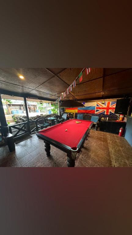 Biliár nebo kulečník v ubytování Cool Down Bar