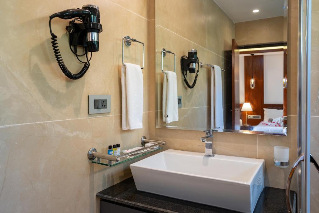 Koupelna v ubytování Hotel Seven Limited