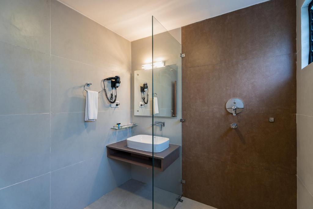Koupelna v ubytování Hotel Seven Limited