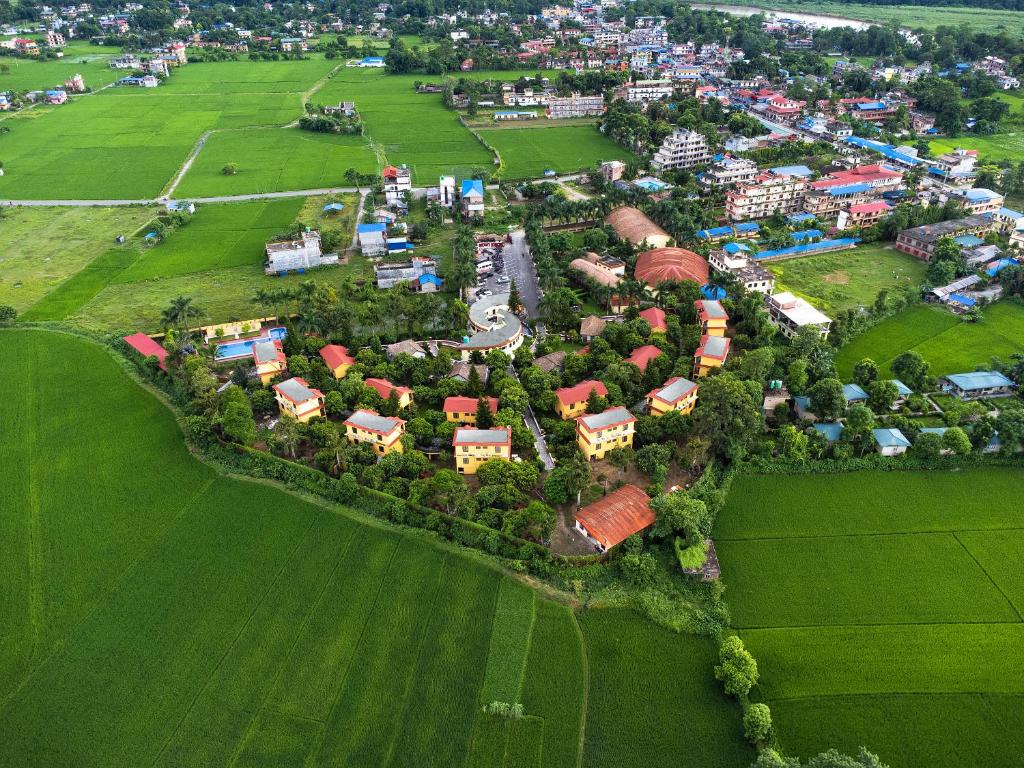 Letecký snímek ubytování Hotel Seven Limited