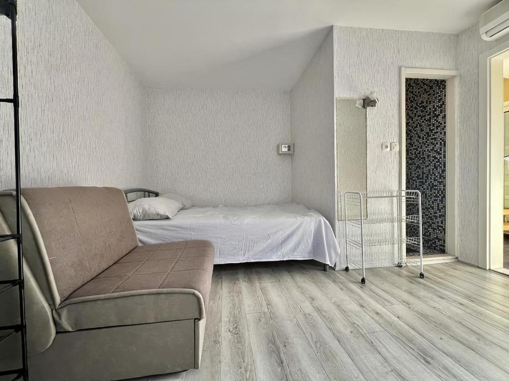Postel nebo postele na pokoji v ubytování Liya