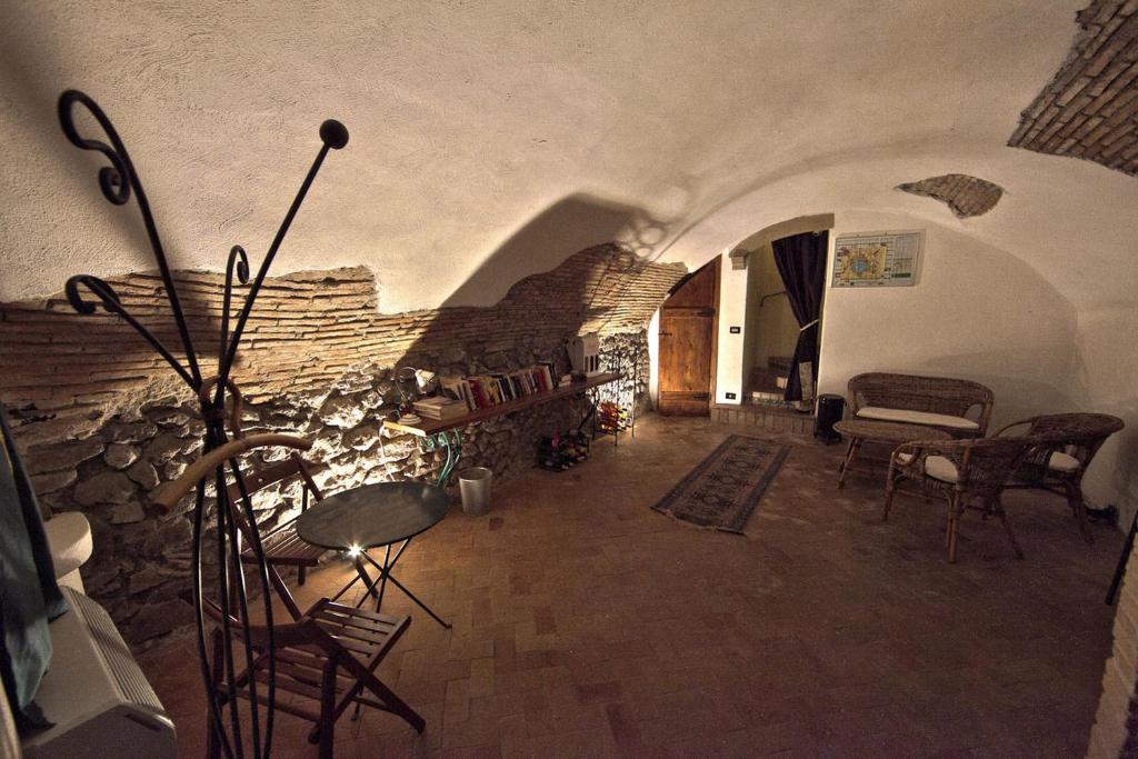 Ruang duduk di Casa Padella