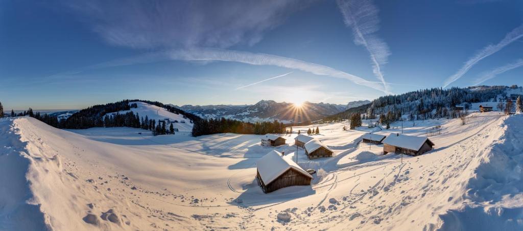 Alpenhotel Bödele - Luxus Suite 23 v zime