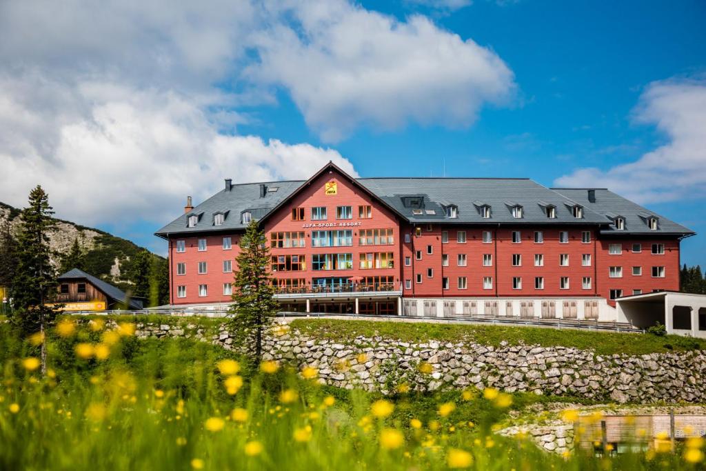 Zahrada ubytování JUFA Hotel Hochkar