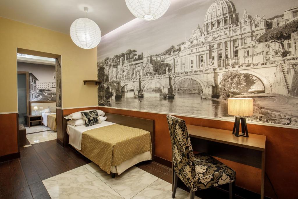 Posteľ alebo postele v izbe v ubytovaní Corso Grand Suite