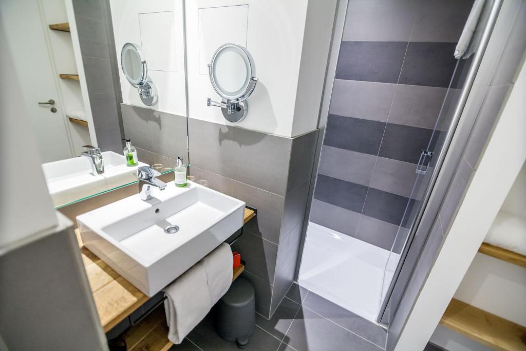 Koupelna v ubytování Staycity Aparthotels Leipzig City Centre