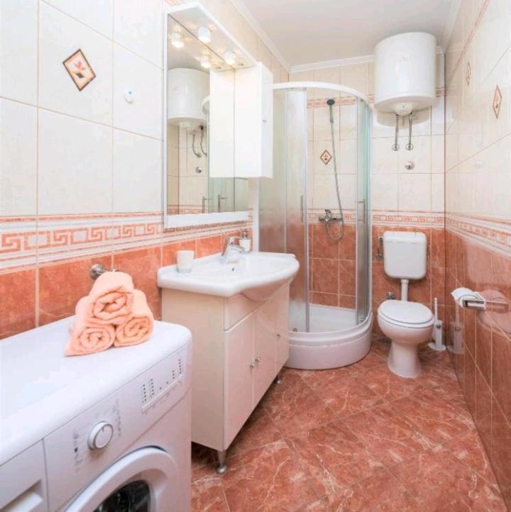 Kúpeľňa v ubytovaní Apartman Dalibor, Stanići - Omiš
