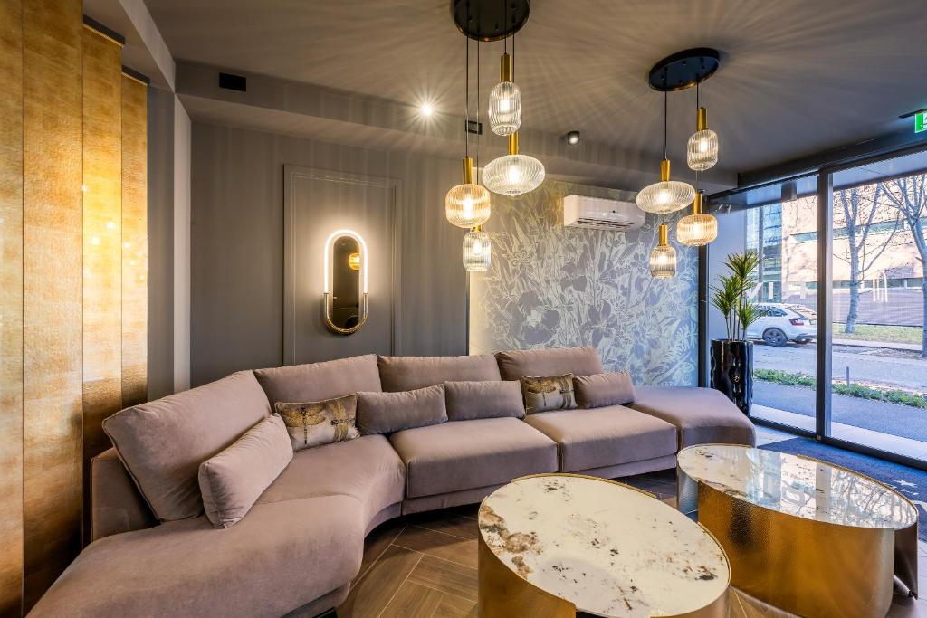 Posezení v ubytování Riva Prestige Hotel