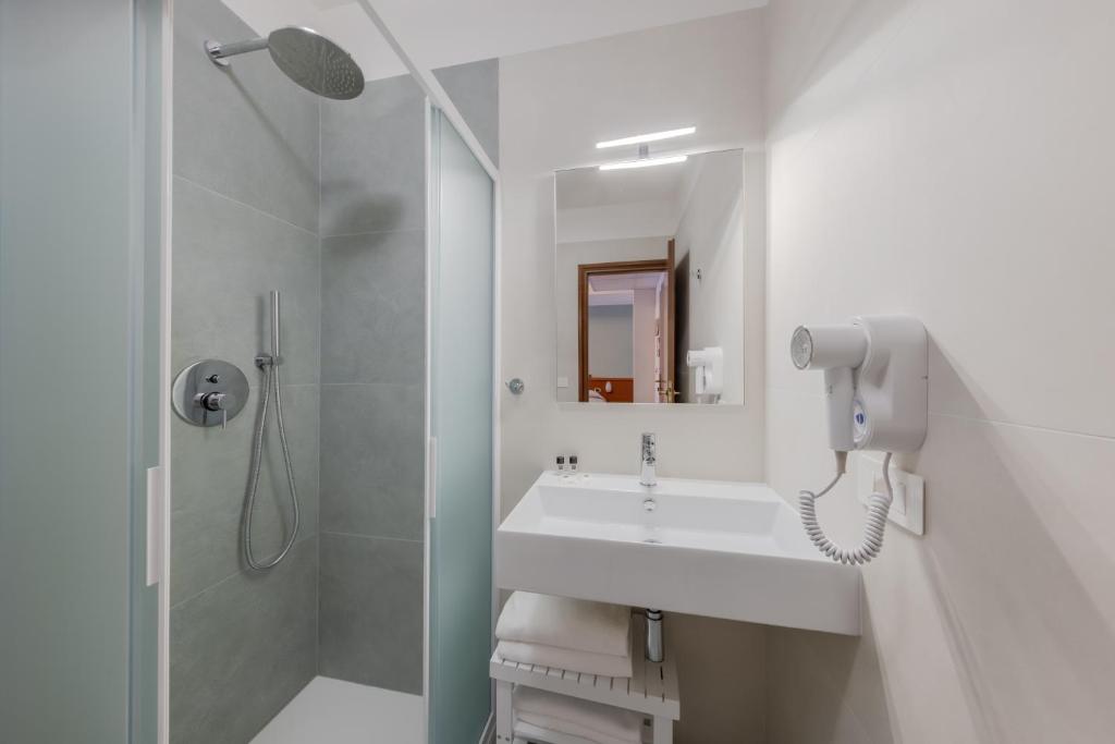 Koupelna v ubytování Hotel Palladio