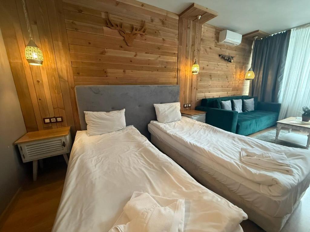 Postel nebo postele na pokoji v ubytování Villas Mura with SPA & Hot Swimming Pool