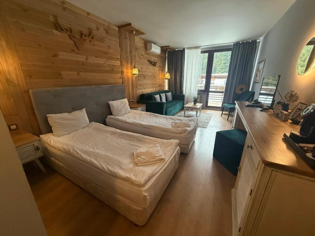 Postel nebo postele na pokoji v ubytování Villas Mura with SPA & Hot Swimming Pool