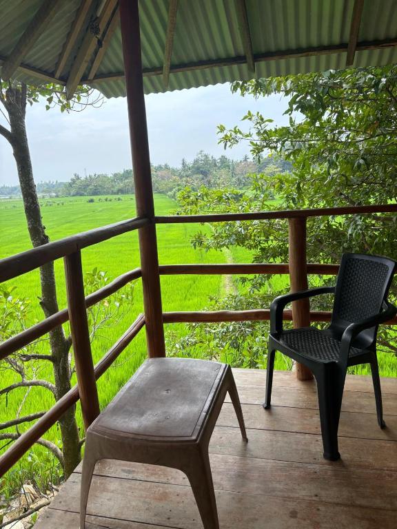 Balkón nebo terasa v ubytování lake paradise cabana