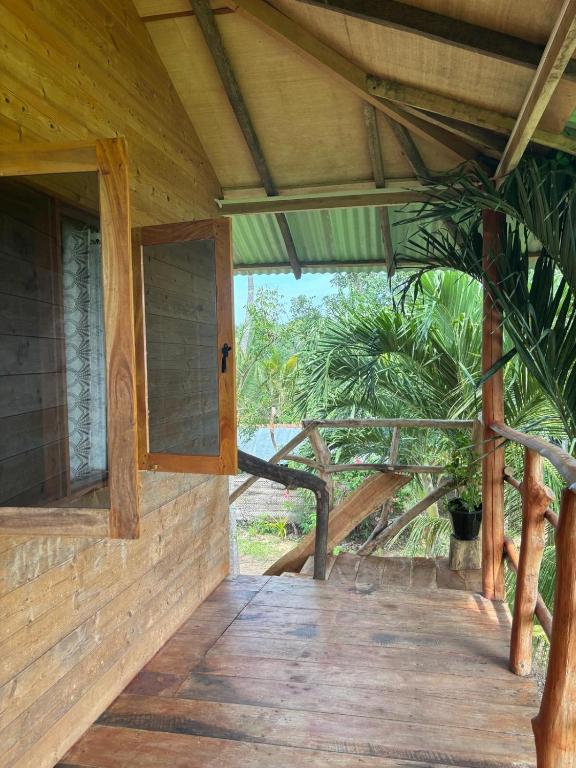 Balkón nebo terasa v ubytování lake paradise cabana