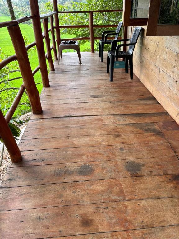 Balkón nebo terasa v ubytování lake paradise cabana