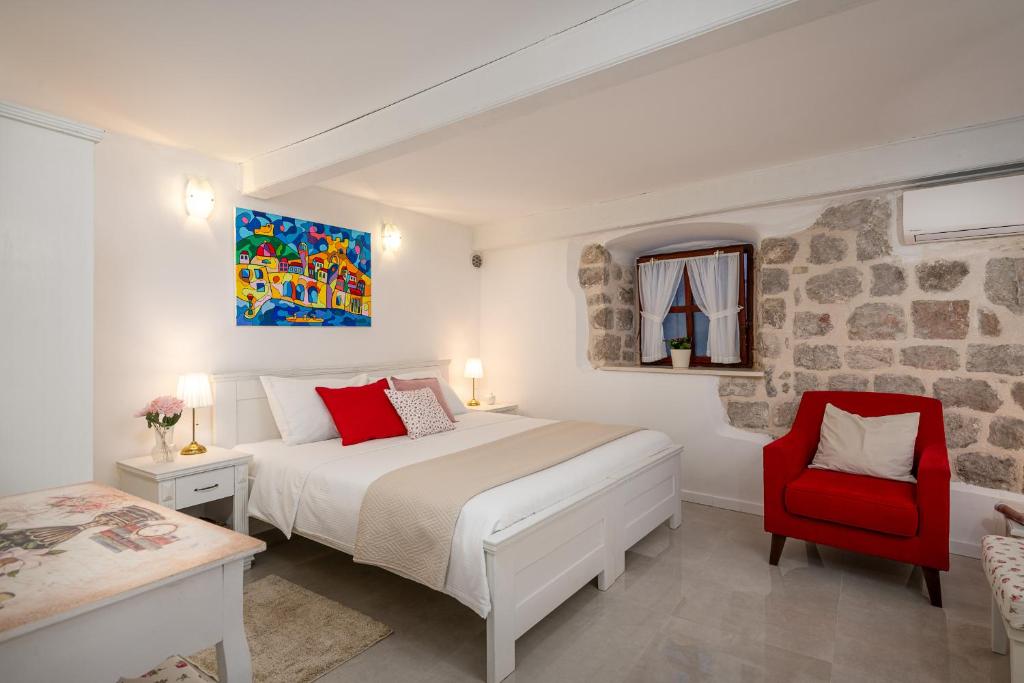 Posteľ alebo postele v izbe v ubytovaní Apartment Stulli 1