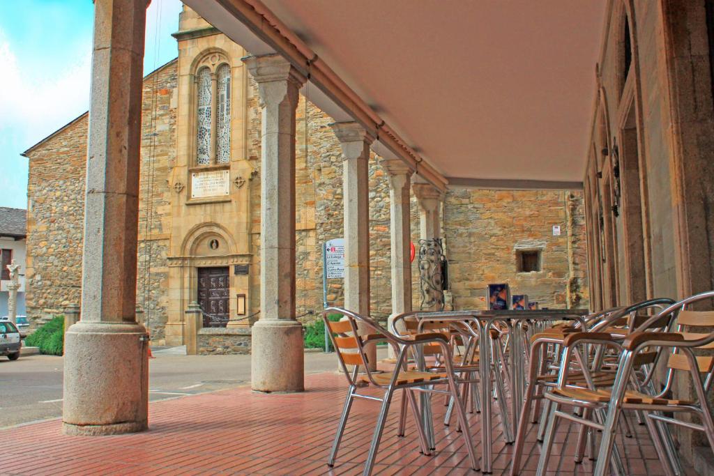 Restaurace v ubytování Hostal Siglo XIX
